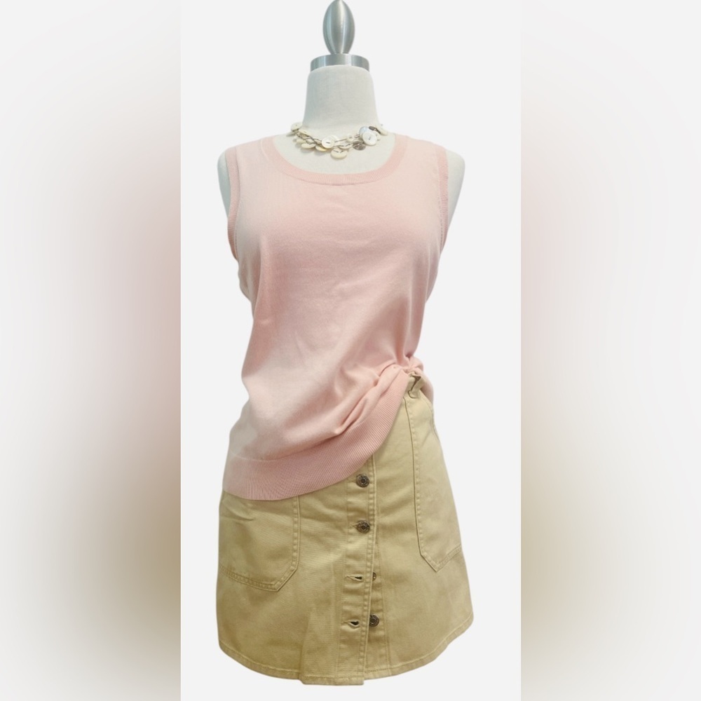 TALBOT’S - Pink 👚sweater Sleeveless Top